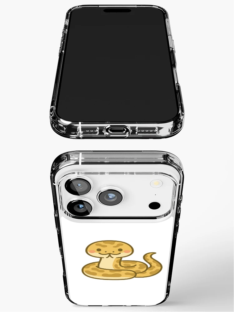 Thumbnail 3 of 5, iPhone Case, Cute Python Snake2 Sticker designed and sold by MochiZoo.