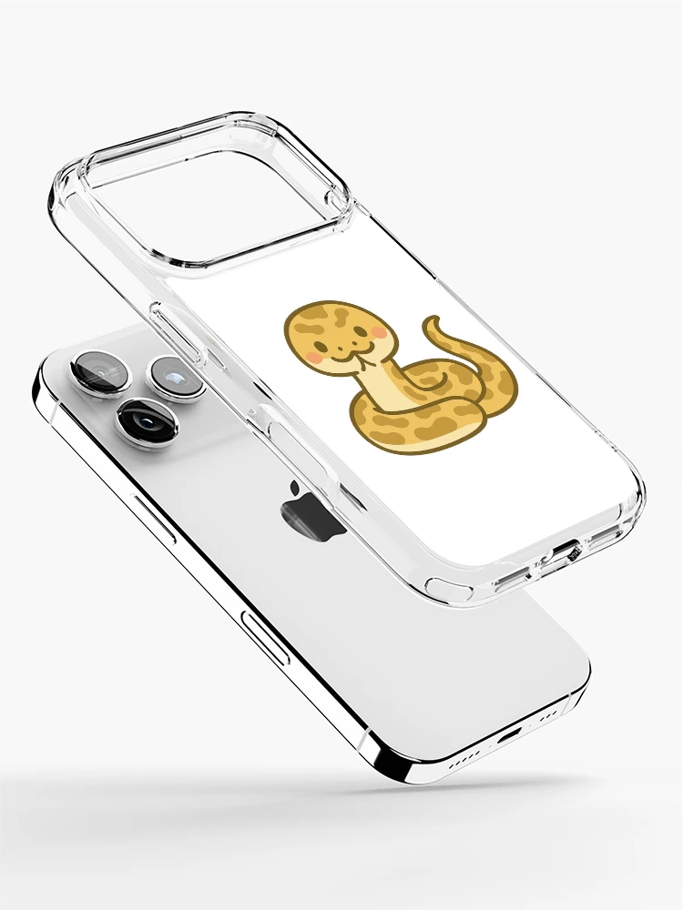 Thumbnail 2 of 5, iPhone Case, Cute Python Snake2 Sticker designed and sold by MochiZoo.