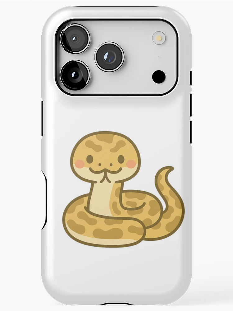 Thumbnail 1 of 4, iPhone Case, Cute Python Snake2 Sticker designed and sold by MochiZoo.