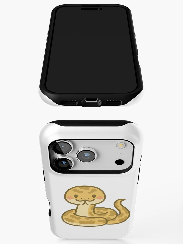 Thumbnail 3 of 4, iPhone Case, Cute Python Snake2 Sticker designed and sold by MochiZoo.