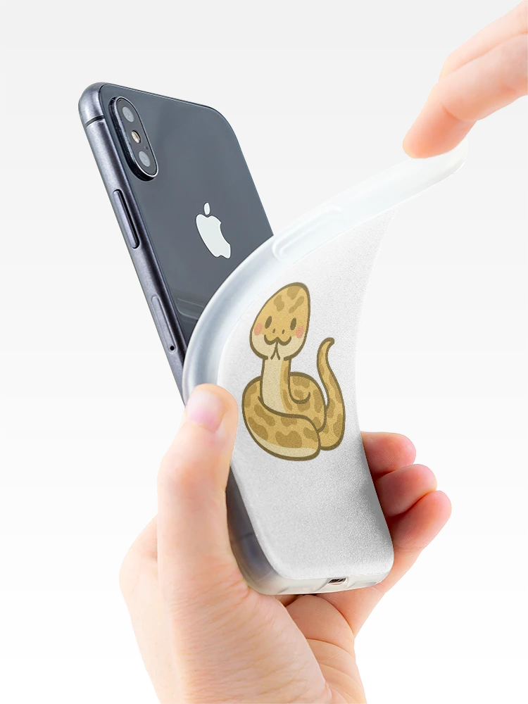 Thumbnail 4 of 5, iPhone Case, Cute Python Snake2 Sticker designed and sold by MochiZoo.