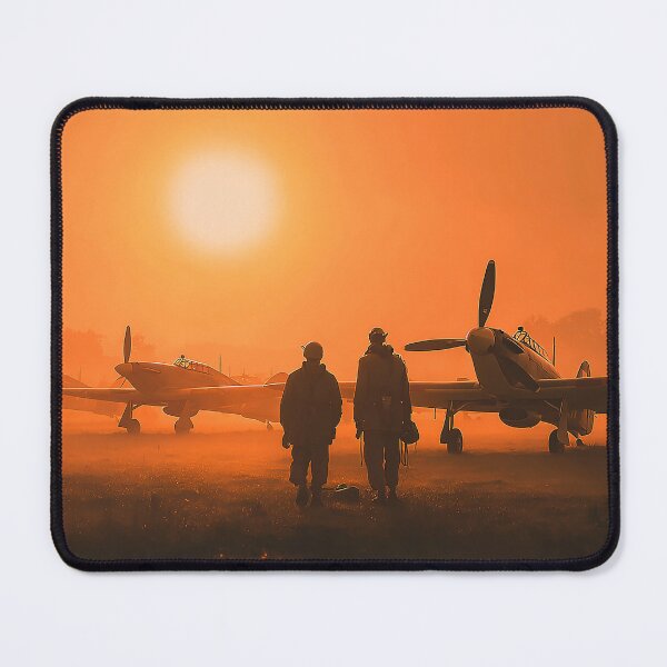 Item preview, Classic Hawker Hurricane On the Edge of the Runway at a Rural Base designed and sold by Skyframe Aviation.