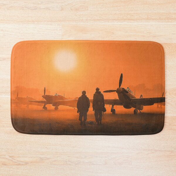 Item preview, Classic Hawker Hurricane On the Edge of the Runway at a Rural Base designed and sold by Skyframe Aviation.