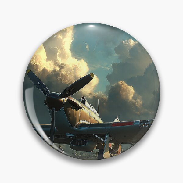 Item preview, Classic Hawker Hurricane Being Prepared for Flight at a Temporary Airbase designed and sold by Skyframe Aviation.