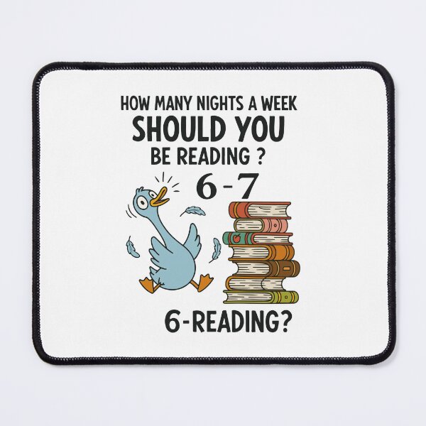 Item preview, How Many Nights A Week Should You Be Reading 6-7 Funny Teacher Meme designed and sold by kiralynstration.