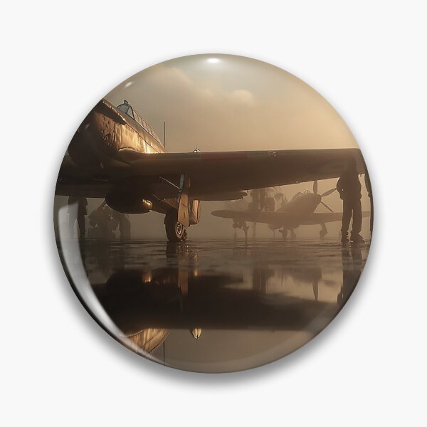 Item preview, Classic Hawker Hurricane At Rest Between Sorties in the Countryside designed and sold by Skyframe Aviation.