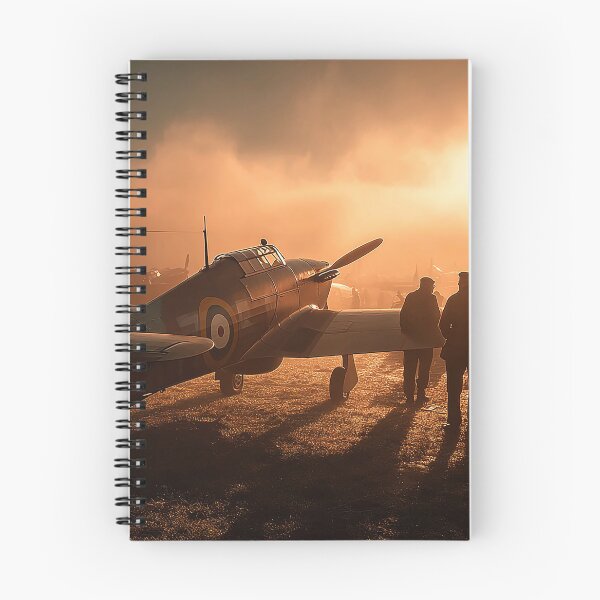 Item preview, Fighter Hurricane On the Edge of the Runway in Low Light designed and sold by Skyframe Aviation.