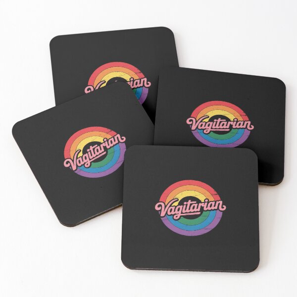 Item preview, Gay Vagitarian LGBT Rainbow Flag Lesbian designed and sold by RuthGAArt.