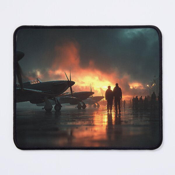 Item preview, Classic Hawker Hurricane During Armament Loading at a Rural Base designed and sold by Skyframe Aviation.