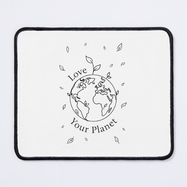 Item preview, Love Your Planet – Minimal Eco Sustainability Shirt designed and sold by EcoArtTees.