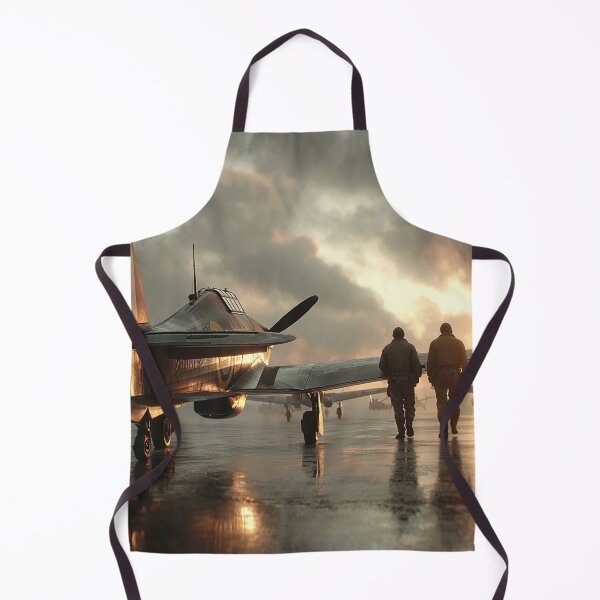 Item preview, Royal Air Force Hurricane During Refuelling Operations in Morning Light designed and sold by Skyframe Aviation.