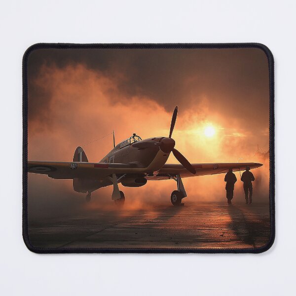 Item preview, Hawker Hurricane During Armament Loading in Low Light designed and sold by Skyframe Aviation.