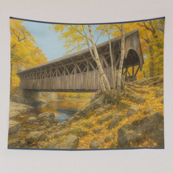 Item preview, The Historic Sunday River Bridge designed and sold by Takeda-art.