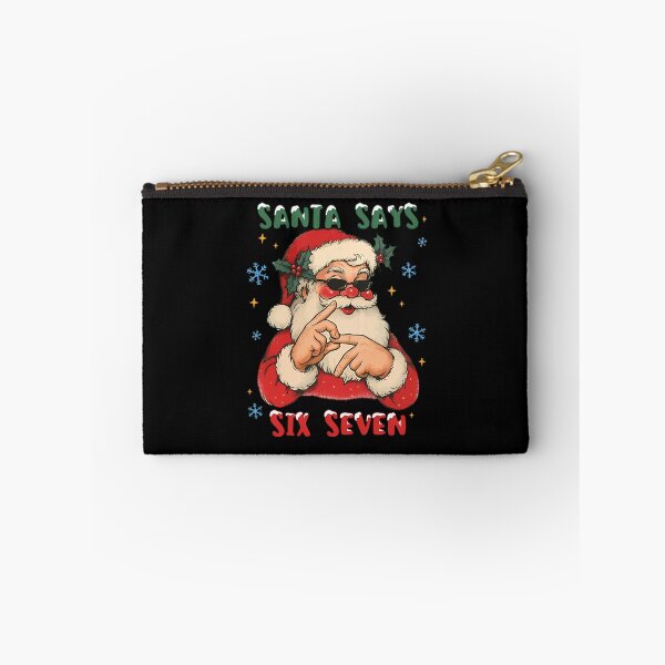 Item preview, Six Says Happy Holiday Seven Retro Santa Bruh Claus Santa designed and sold by ChadnoSmith.
