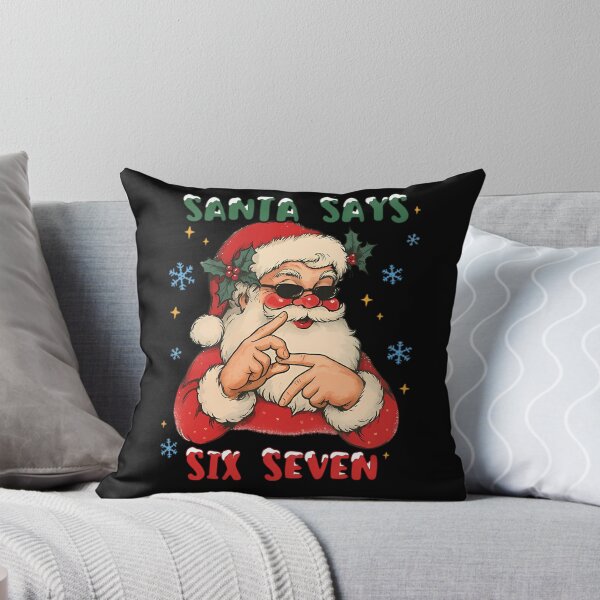 Item preview, Six Says Happy Holiday Seven Retro Santa Bruh Claus Santa designed and sold by ChadnoSmith.