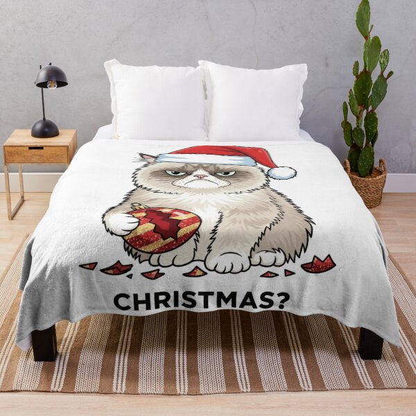 Item preview, Grumpy Cat Christmas T-Shirt: Christmas Hard Pass Sarcastic Holiday Humor Tee. Funny Cat designed and sold by ZyxDes.