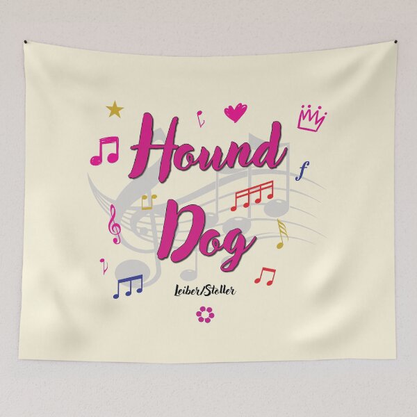 Item preview, Hound Dog Popular Song Title designed and sold by CharlottePlaceArt.