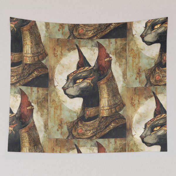 Item preview, Egyptian Mythology: Goddess Feline Bastet designed and sold by bapupa.