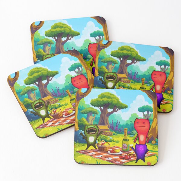 Item preview, MONSTER PICNIC IN THE FOREST designed and sold by GroombridgeDesigns.