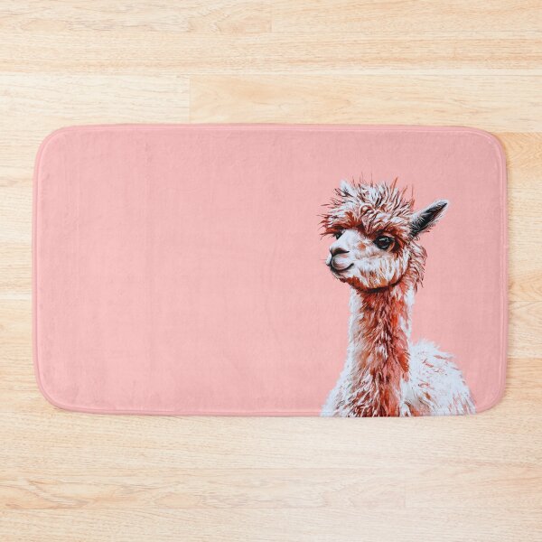 Item preview, A funny blanket with a cute pink llama designed and sold by AlinaMalina24.