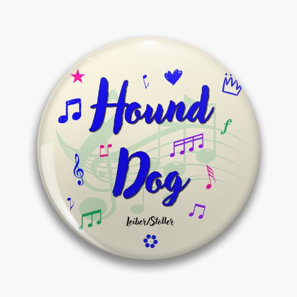 Item preview, Hound Dog Popular Song Title designed and sold by CharlottePlaceArt.