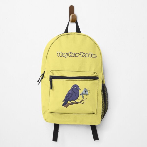 Item preview, Surveillance Crow with Listening Gear Sticker designed and sold by YuliaHulia.
