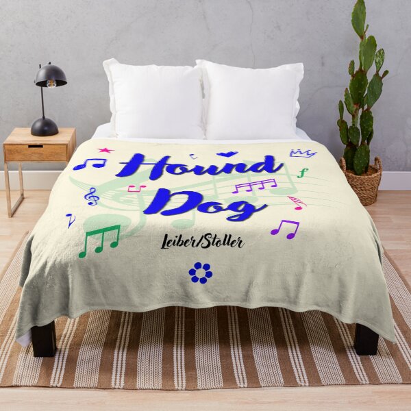Item preview, Hound Dog Popular Song Title designed and sold by CharlottePlaceArt.