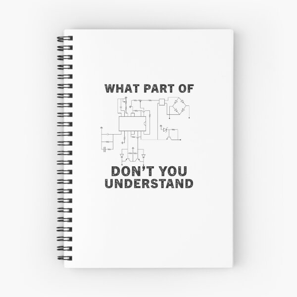 Item preview, Funny Electronics Schematic – “What Part Don’t You Understand?” Engineer Circuit Humor  designed and sold by Tujzui.