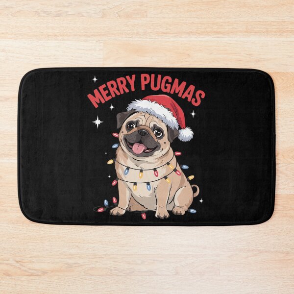 Item preview, Womens Merry Pugmas Christmas Pug Santa Holiday Dog Lover  designed and sold by KonstanKoraner.