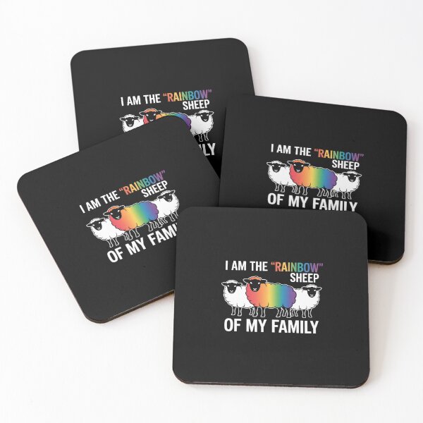 Item preview, I Am Rainbow Sheep Of My Family LGBT Gay Lesbian Pride designed and sold by RuthGAArt.