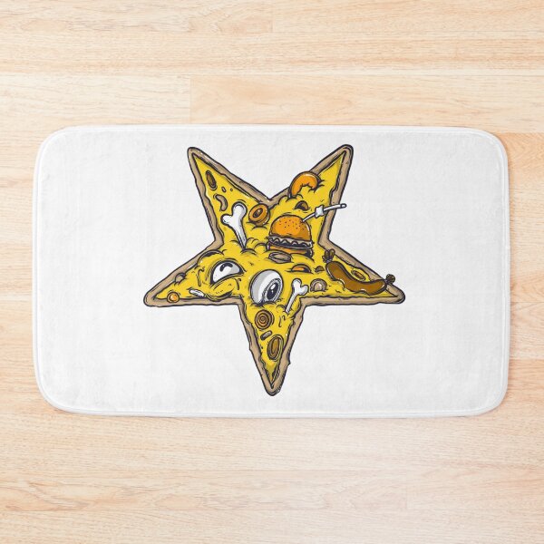 Item preview, Pizza Star Monster Funny Food Cartoon designed and sold by Oniyasha.
