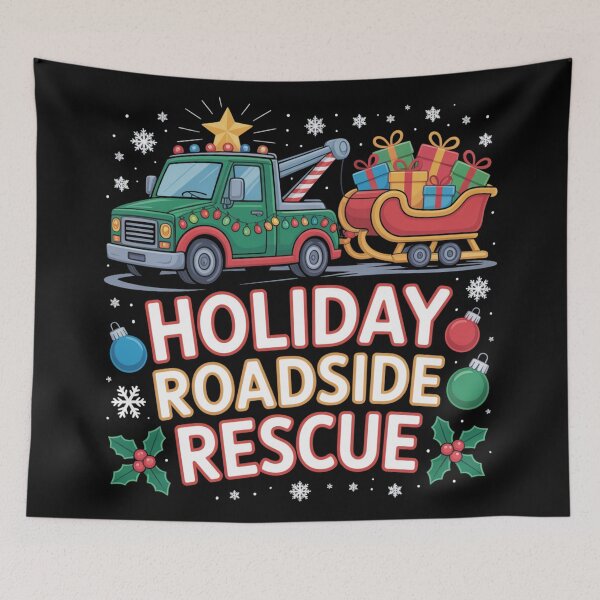 Item preview, Holiday roadside rescue designed and sold by DreamOnShirts.