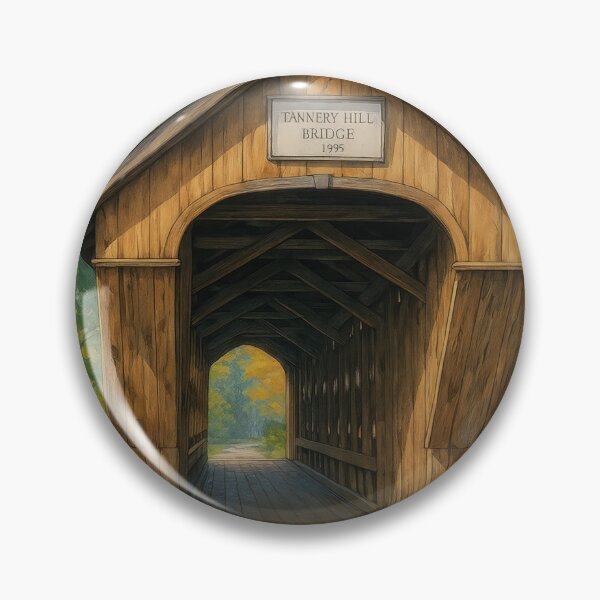 Item preview, The Historic Tannery Hill Covered Bridge designed and sold by Takeda-art.