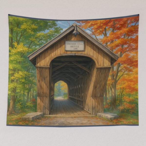 Item preview, The Historic Tannery Hill Covered Bridge designed and sold by Takeda-art.