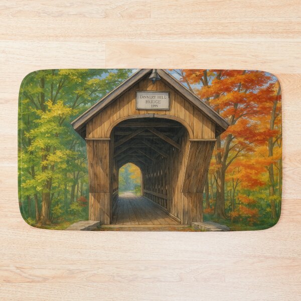 Item preview, The Historic Tannery Hill Covered Bridge designed and sold by Takeda-art.