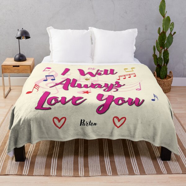 Item preview, I Will Always Love You Popular Song Title designed and sold by CharlottePlaceArt.