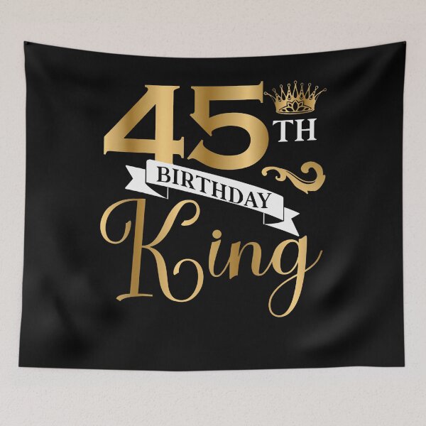 Item preview, 45 Year Old Birthday King Husband 45Th B-Day Family Matching designed and sold by MadalynKiehn.