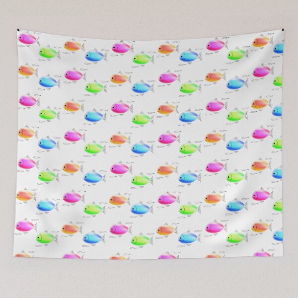 Item preview, Colorful Cute Fish Illustration – Vibrant Underwater Art designed and sold by Trend Trigger .