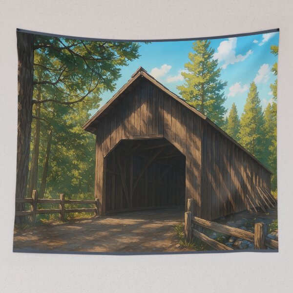Item preview, The Historic Wawona Covered Bridge designed and sold by Takeda-art.