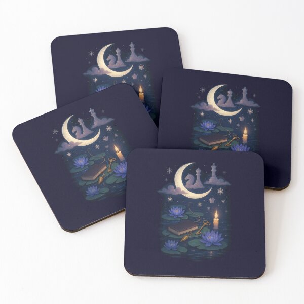 Item preview, Moonlit Garden designed and sold by BrushAndBreathe.