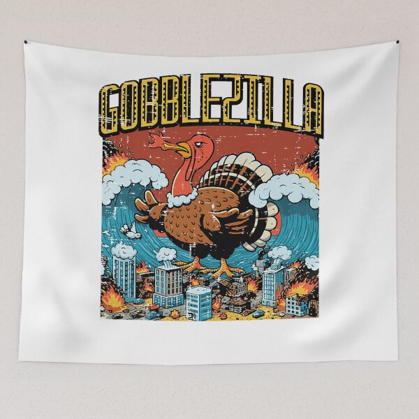 Item preview, Thanksgiving Funny Quote Style Gobblezilla Humor Retro Happy designed and sold by nguyenconguan80.