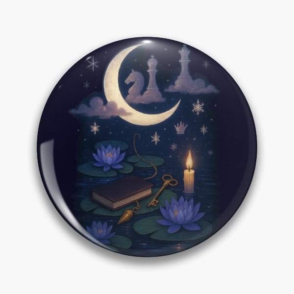 Item preview, Moonlit Garden designed and sold by BrushAndBreathe.