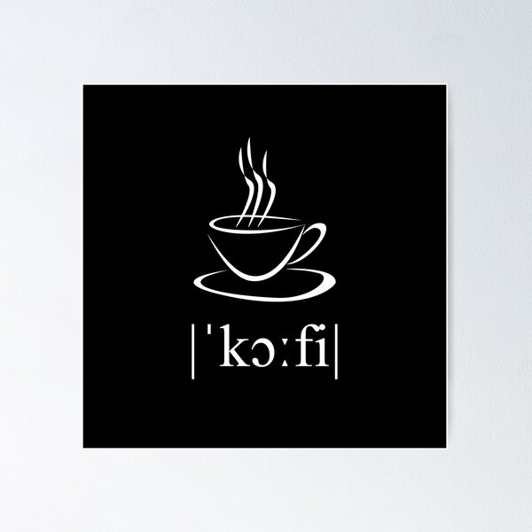 Artikel-Vorschau von Kaffee Lautschrift Kaffeetasse, designt und verkauft von kailukask.