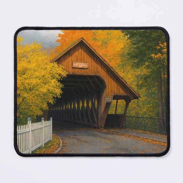 Item preview, The Historic Woodstock Middle Bridge designed and sold by Takeda-art.