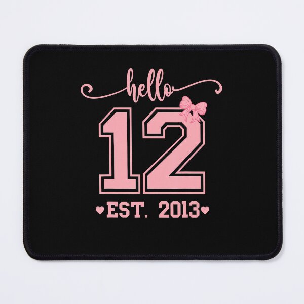 Item preview, Hello Twelve Est 2013 12Th Birthday Girl Coquette 12 Year designed and sold by MadalynKiehn.
