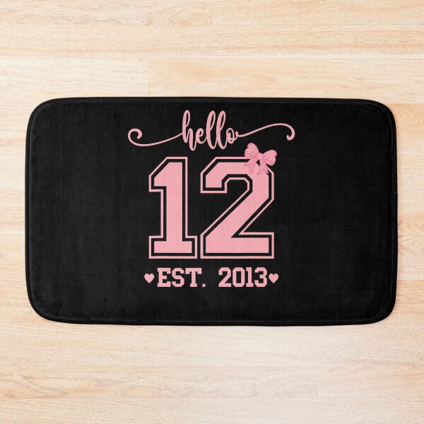 Item preview, Hello Twelve Est 2013 12Th Birthday Girl Coquette 12 Year designed and sold by MadalynKiehn.