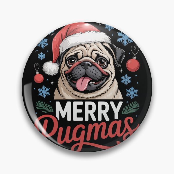Item preview, Womens Merry pugmas santa christmas pug  designed and sold by KonstanKoraner.