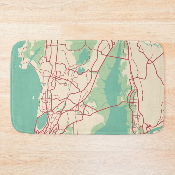Item preview, Mumbai Map India designed and sold by MapsByLeo.