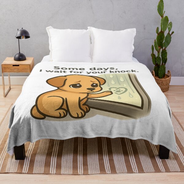 Item preview, Sad Puppy By Rainy Window – Paw Heart Condensation Quote Design designed and sold by PawWave.