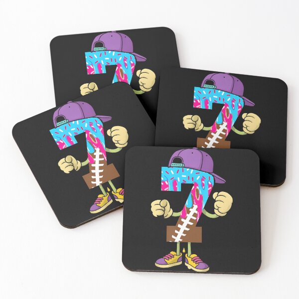 Item preview, Football 7 Year Old Ice Cream Drip 7Th Birthday Boys designed and sold by MadalynKiehn.